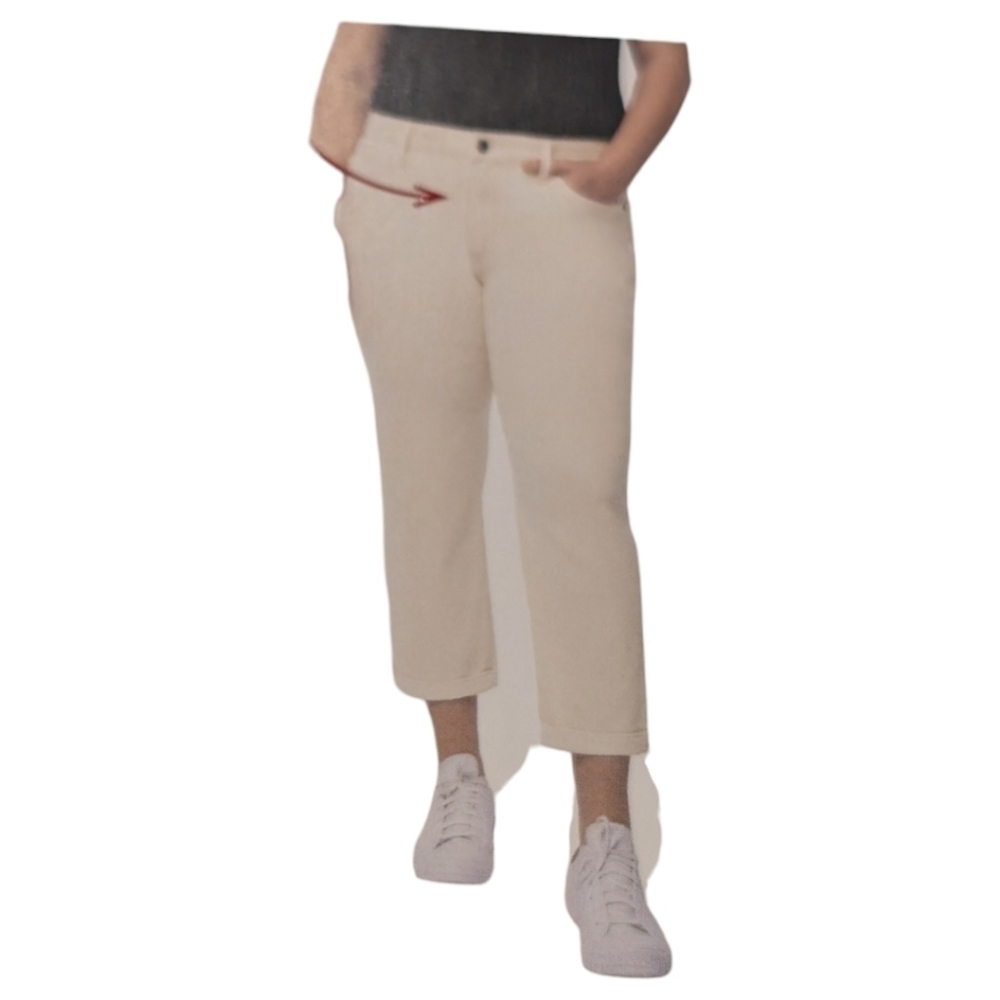 NWOT Santana Tummy Control Capris | Beige